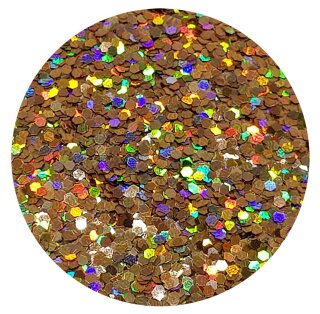 Holografisches Glitter Rotgold